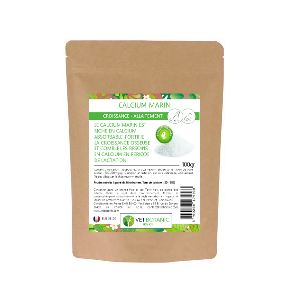 CALCIUM MARIN – Reminéralisation et carences chien et chat