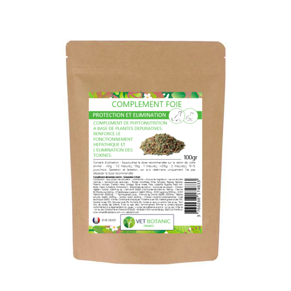 COMPLEMENT FOIE – Protection et draînage chien et chat