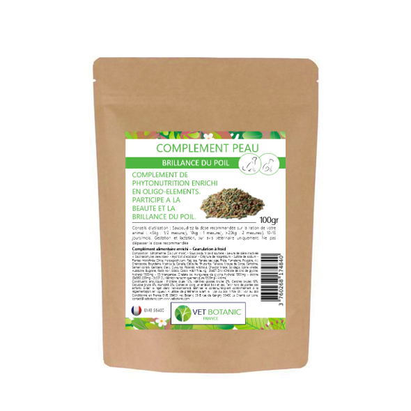 COMPLEMENT PEAU – Santé de la peau et du pelage chez le chien et le chat