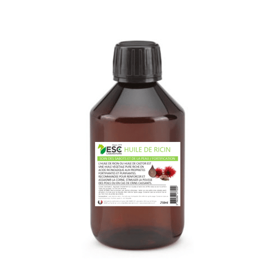 HUILE DE RICIN soin des sabots et de la peau