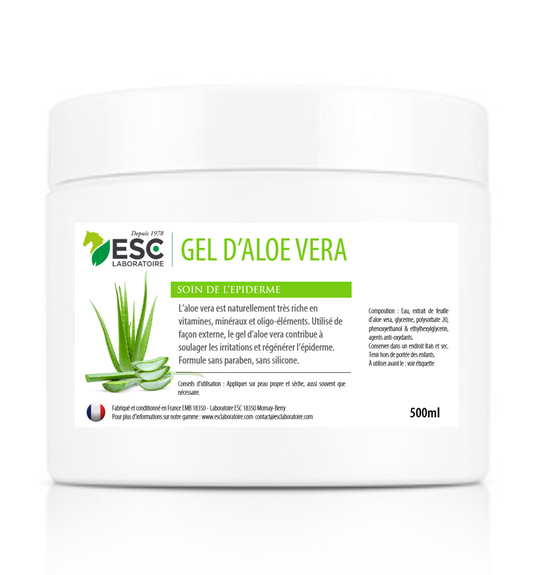GEL D'ALOE VERA soin de l'épiderme