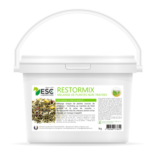 RESTORMIX état général et prise de muscles