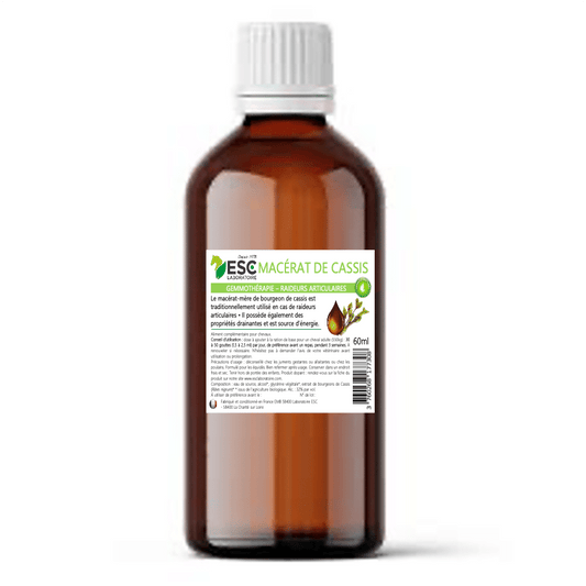 GEMMOTHERAPIE DE CASSIS douleur , articulation