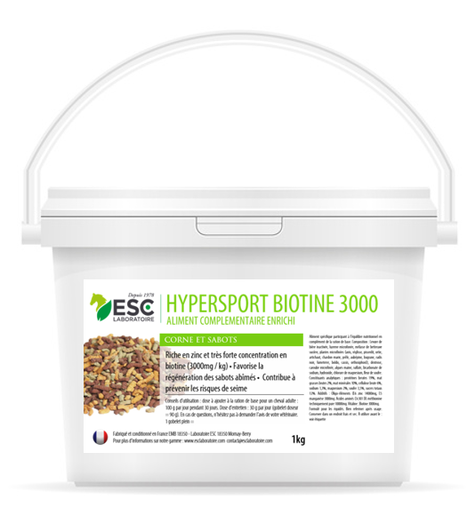 HYPPER BIOTINE SPORT formule concentrée