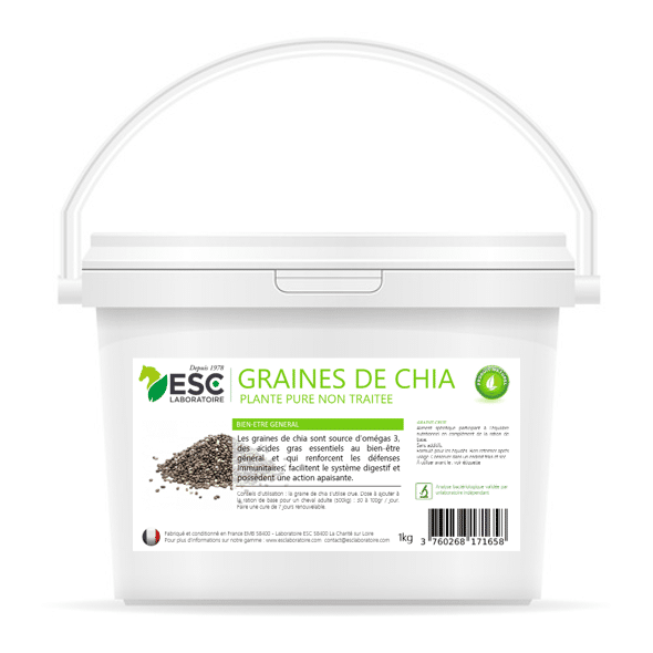 GRAINE DE CHIA équilibre oméga 3 oméga 6