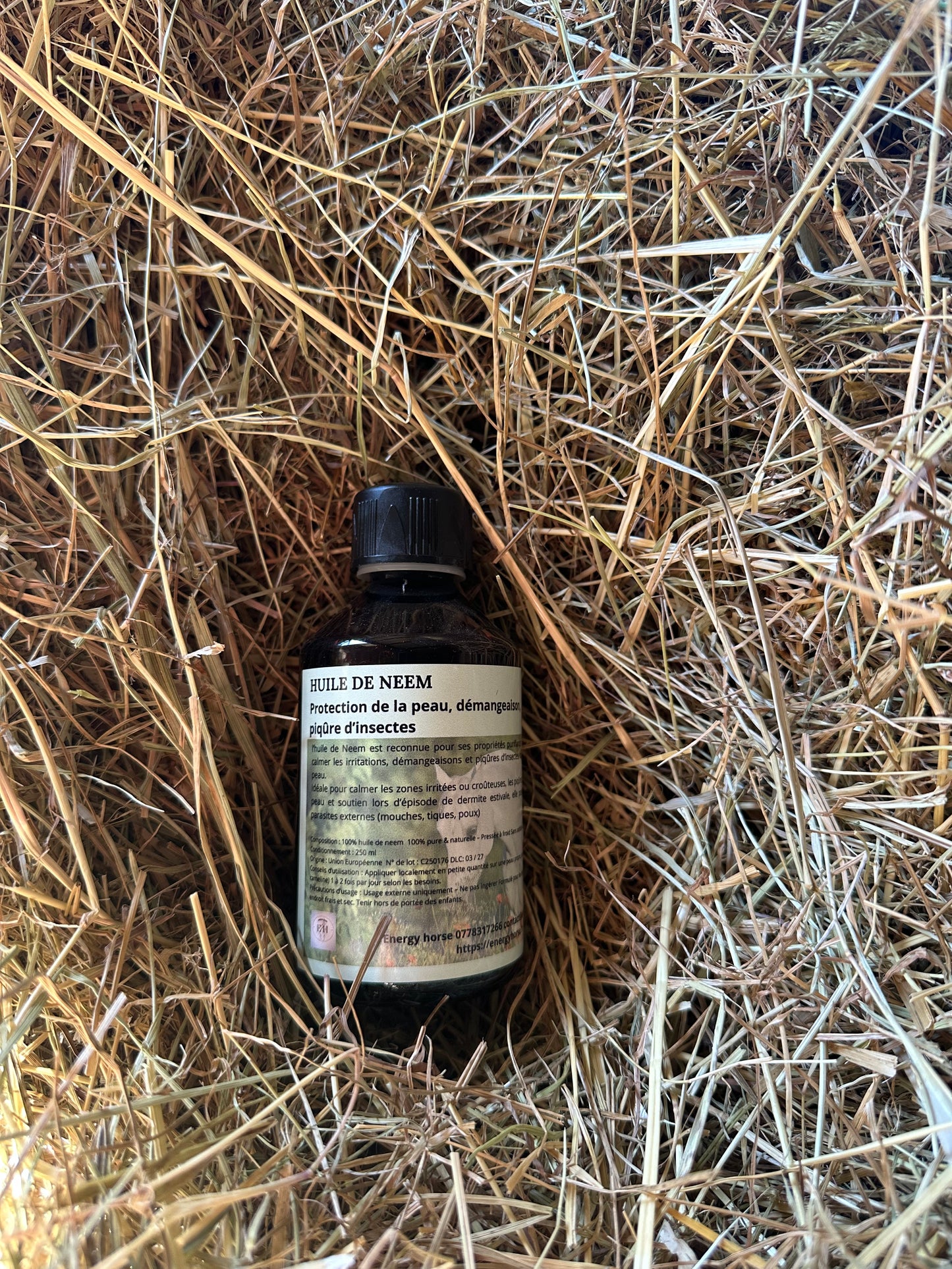 HUILE VEGETALE DE NEEM anti parasiatire