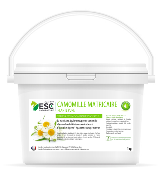 CAMOMILLE MATRICAIRE stress et inconfort digestif